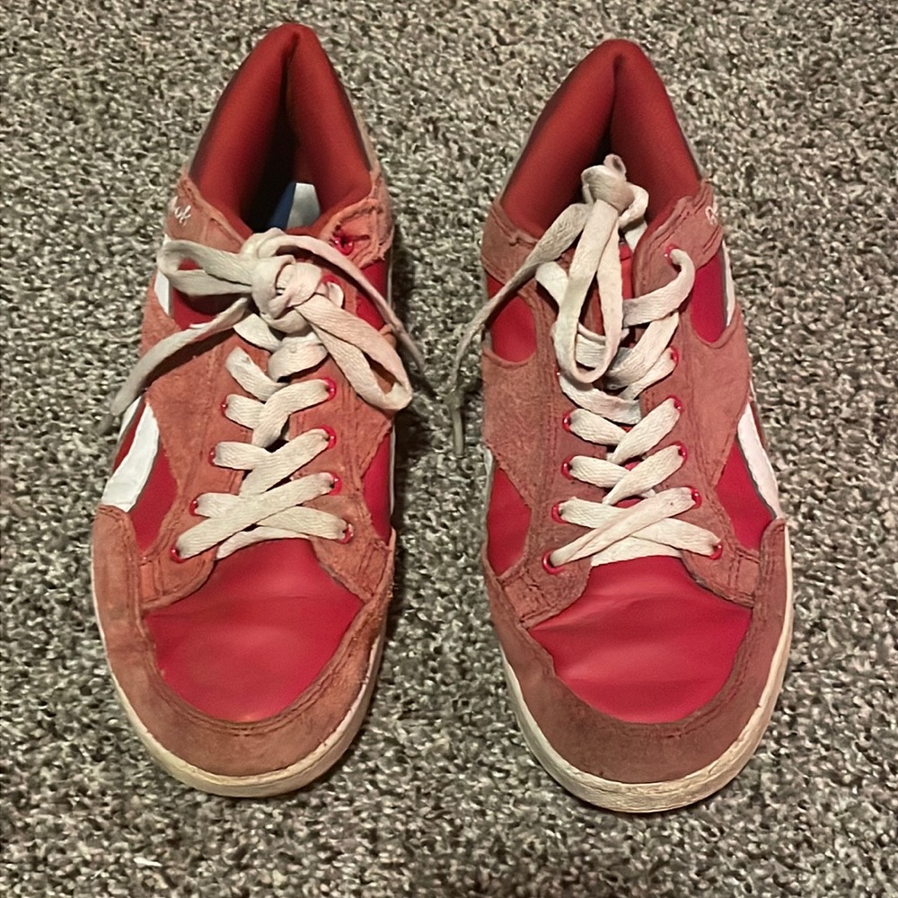 Classic Red Reebok Shoes